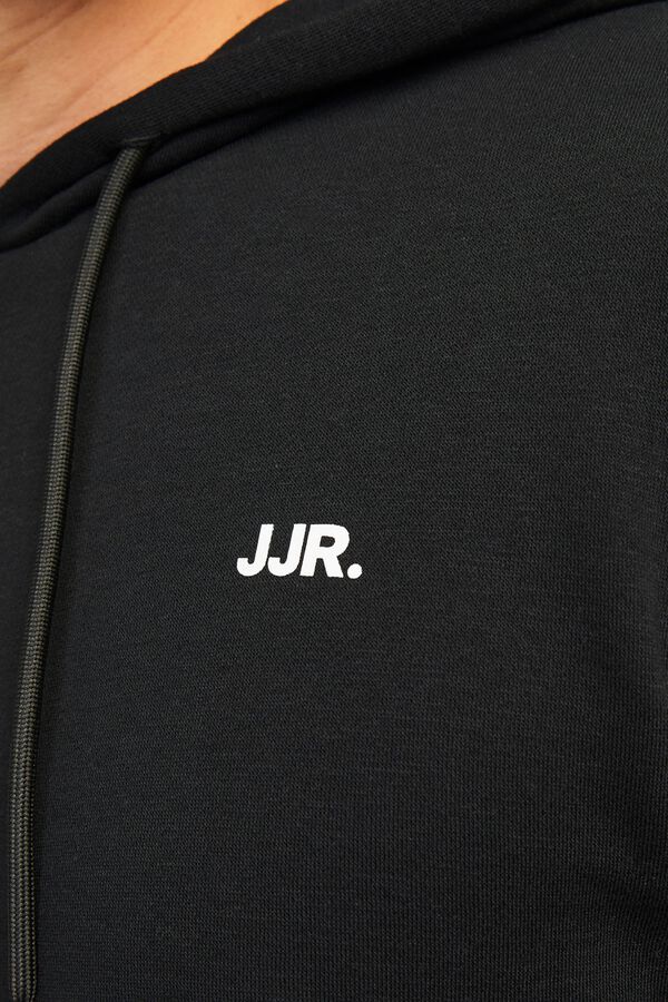 JJ REBEL Regular hooded sweatshirt black