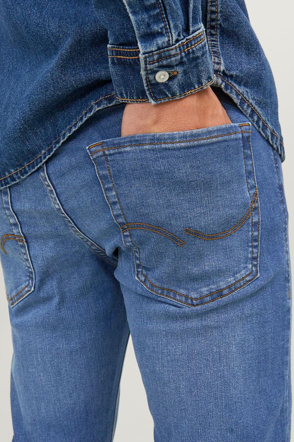 Jack & Jones Washed effect slim fit jeans blue