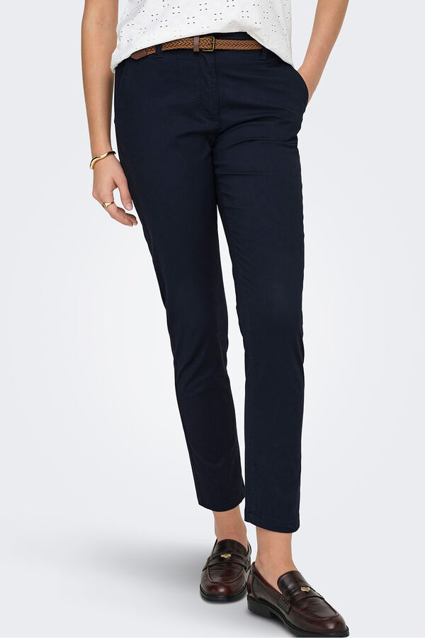 JDY Cal&ccedil;as chino azul