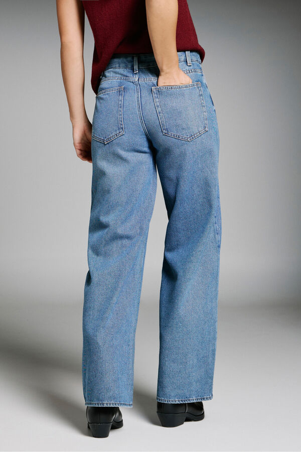 Only Jeans Wide Leg strass azul