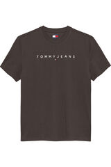 Tommy Jeans Camiseta de corte regular marr&oacute;n