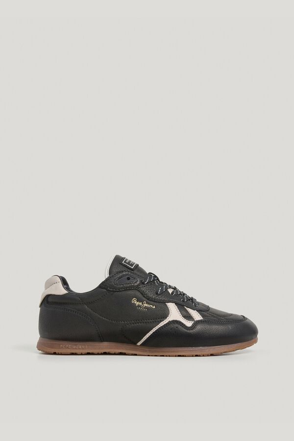 Pepe Jeans Leather sneakers black