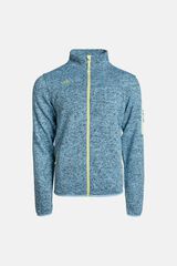 Izas Jersey-knit fleece jacket blue