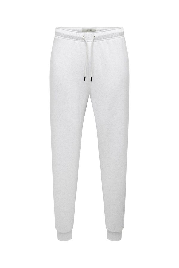 Only & Sons Pantal&oacute;n largo de ch&aacute;ndal gris