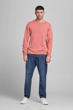 Springfield Jersey-knit cotton jumper pink