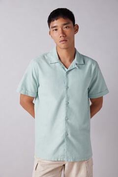 Springfield Rustic short-sleeved shirt green