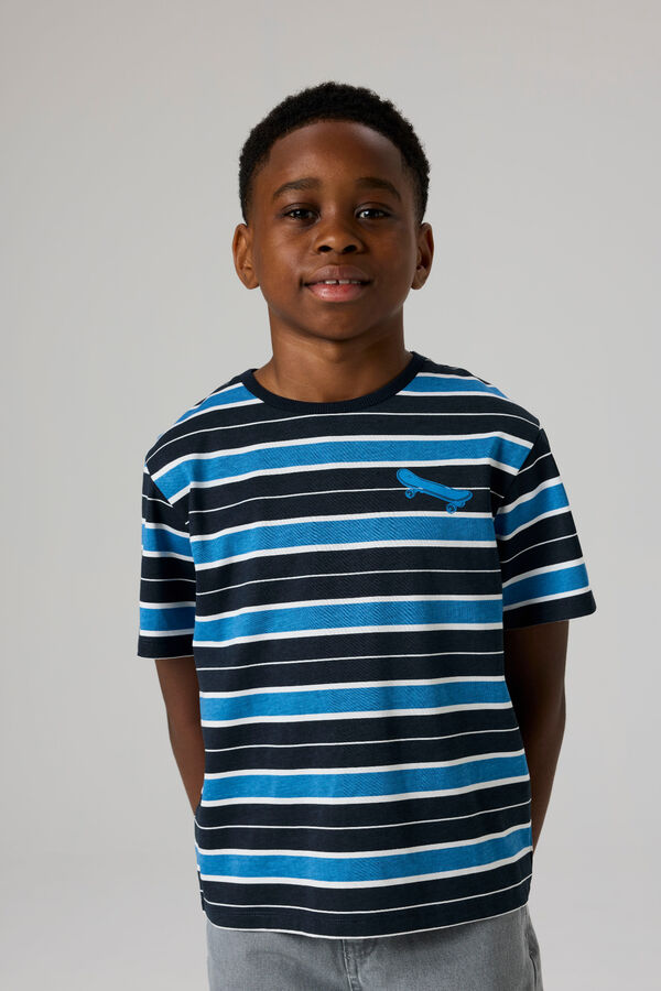 Name It Camiseta manga corta azul