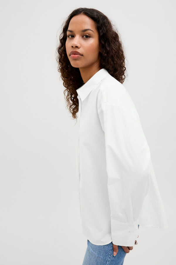 Jack & Jones Basic poplin shirt white