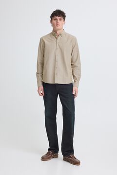 Blend Camisa oxford de manga comprida
