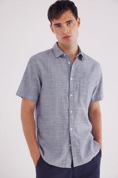 Springfield Short sleeve -sleeved shirt blue