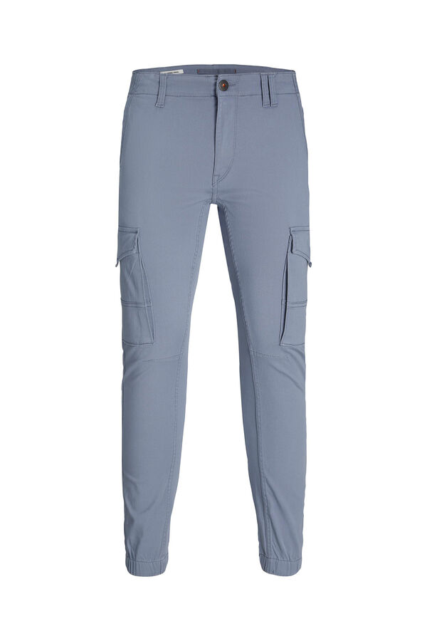 Springfield Pantalones cargo azul medio