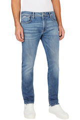Springfield Stanley tapered fit jeans kék