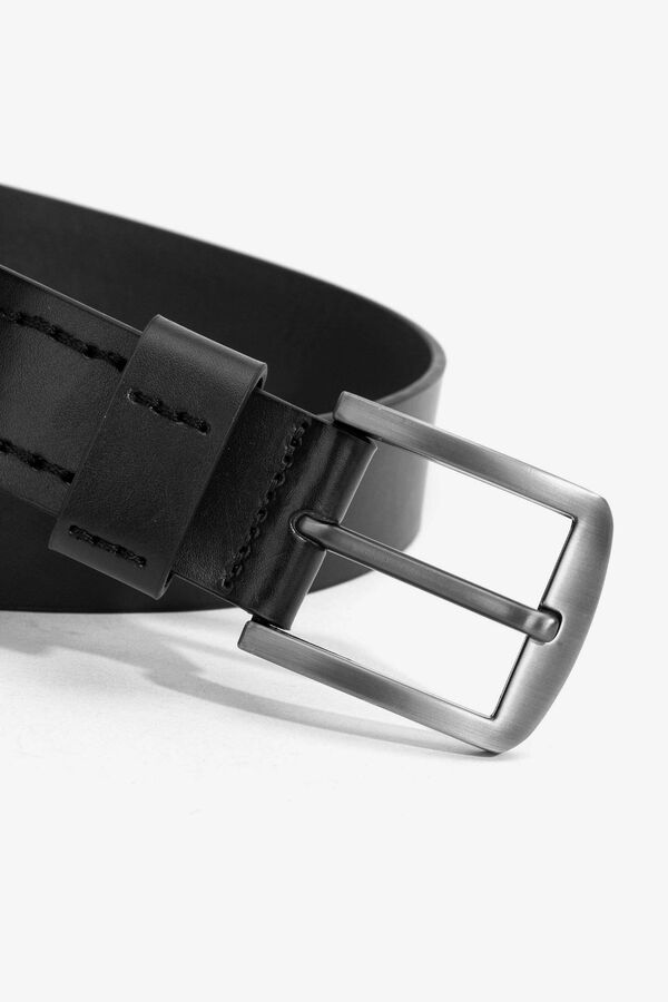 Tiffosi Leather Effect Belt black