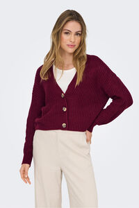 Only Strickjacke mit Kn&ouml;pfen