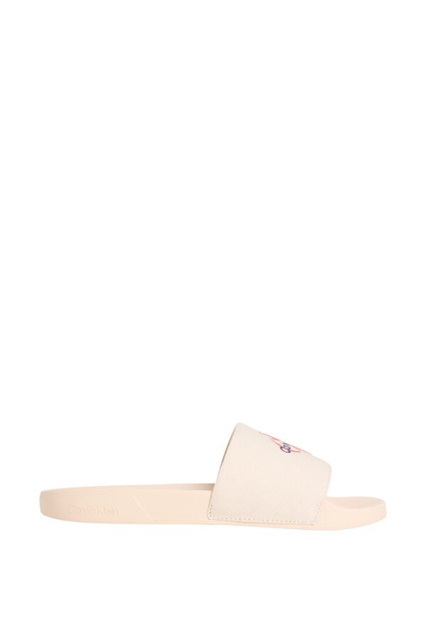 CK Jeans Slide sandals brown