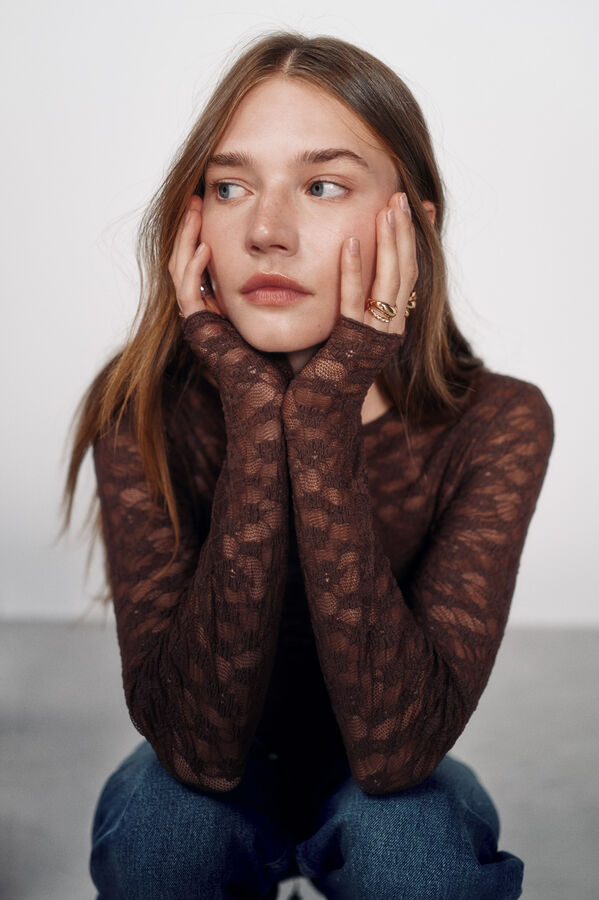 High Spirits T-shirt enferrujada vison