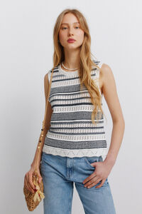 Springfield Top de malha &agrave;s riscas