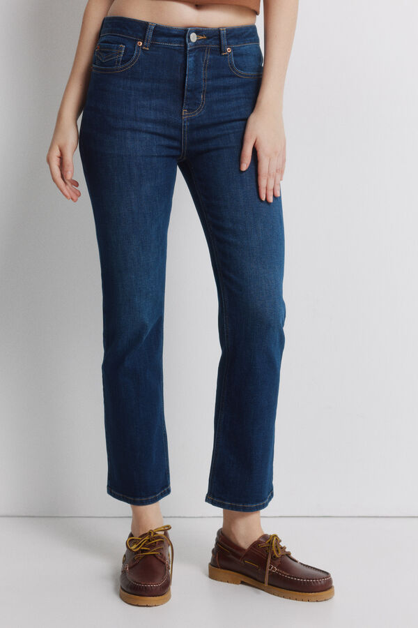 Springfield Kick flare jeans blue