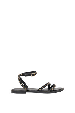 Sandalia plana tachas