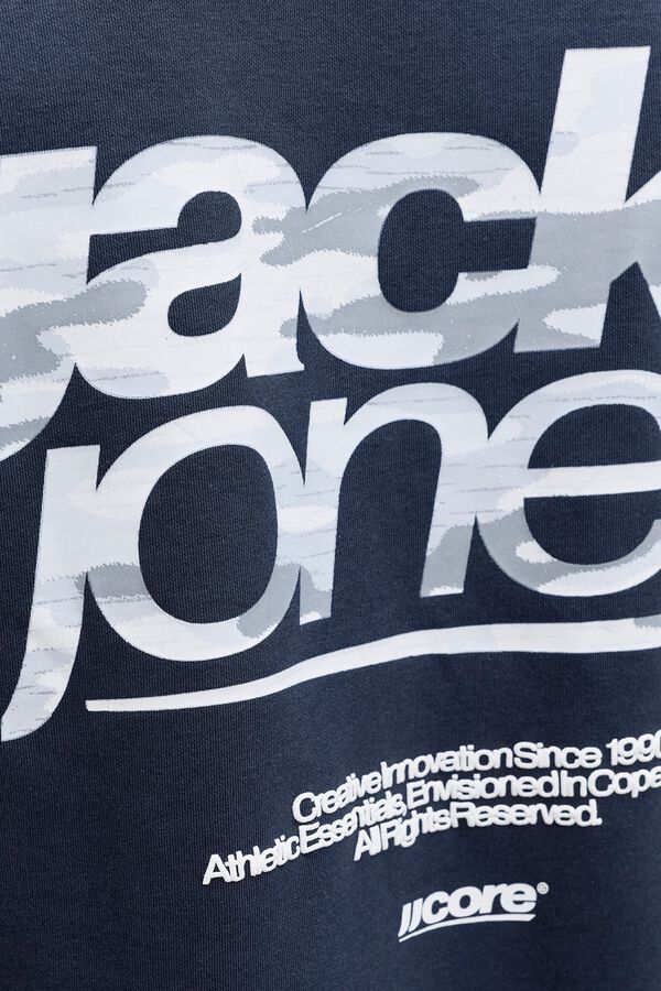 Jack & Jones Logo regular fit T-shirt blue