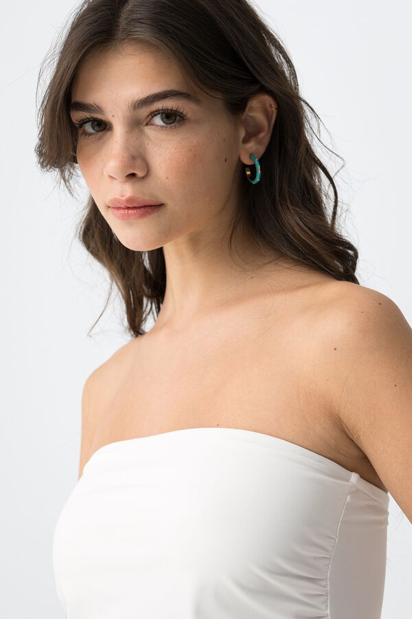 Tiffosi Young Top super ajustado white