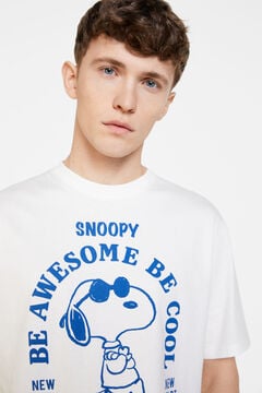 Springfield Snoopy póló természetes