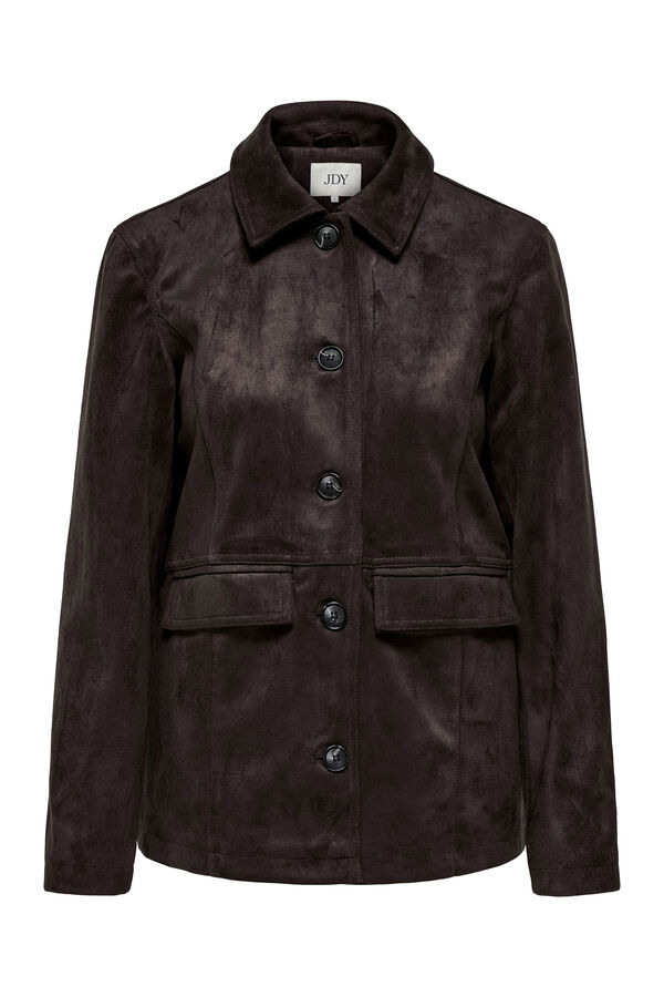 JDY Suede jacket brown