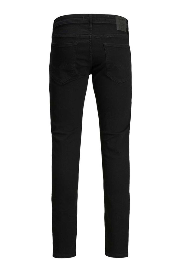 Springfield Tapered-Jeans Slim Fit schwarz