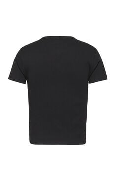 Springfield T-shirt Tommy Jeans com badge preto