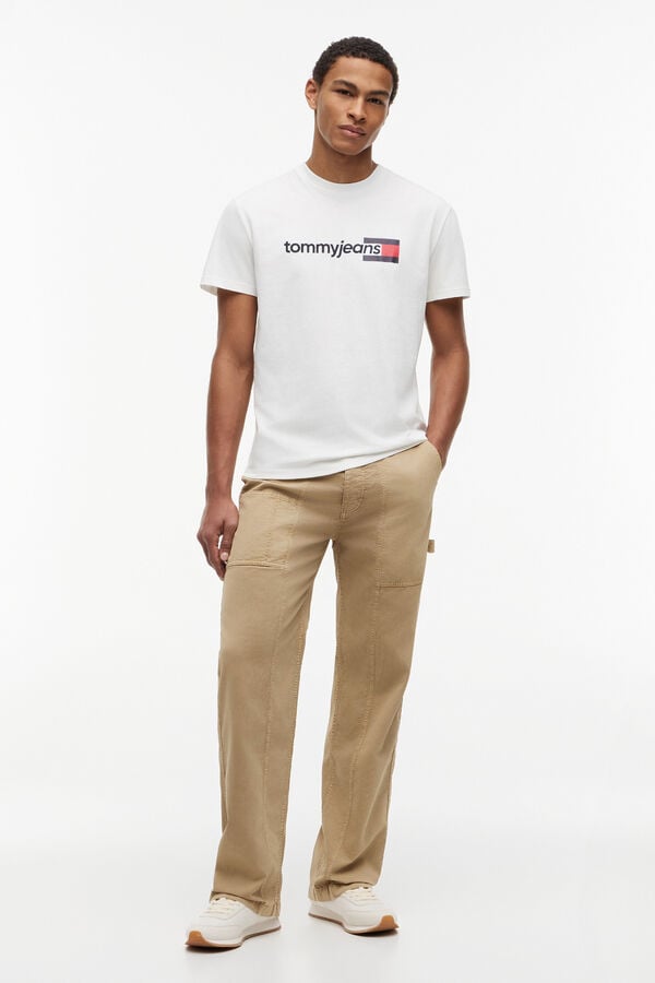 Tommy Jeans Short-sleeved T-shirt white
