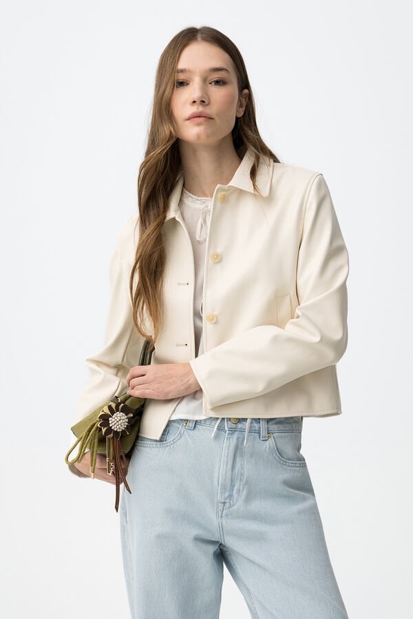 Tiffosi Oversized coat brown