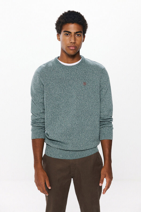 Springfield plain twisted jersey acqua