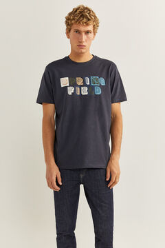Springfield T-shirt logo azul