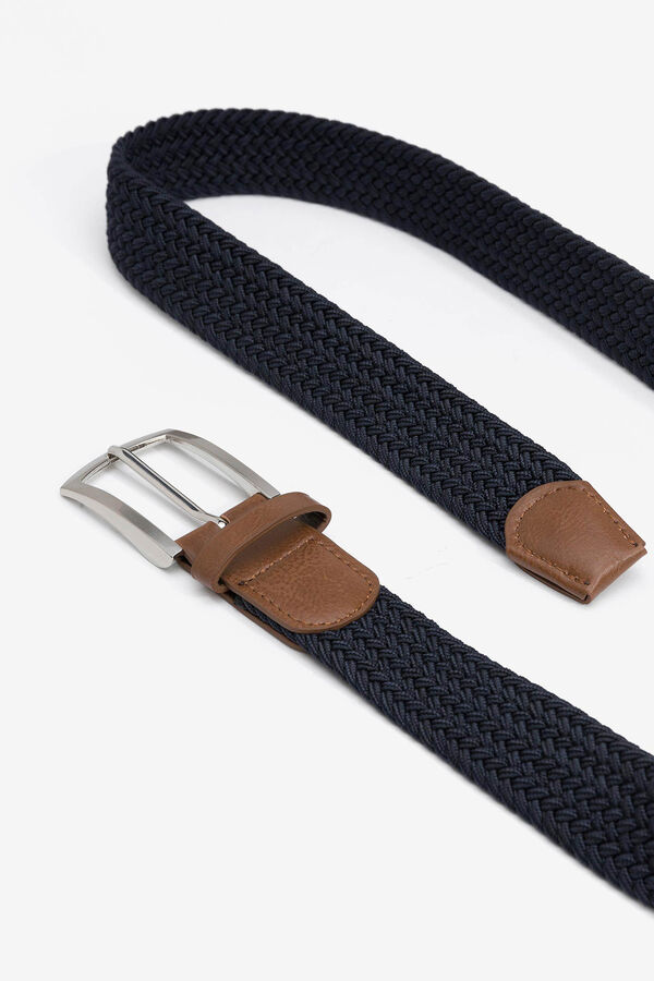 Tiffosi Belt with elastic loop  blue