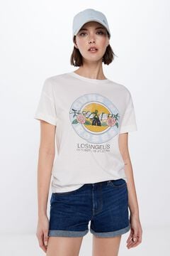 Springfield T-shirt "Guns´n Roses" castanho