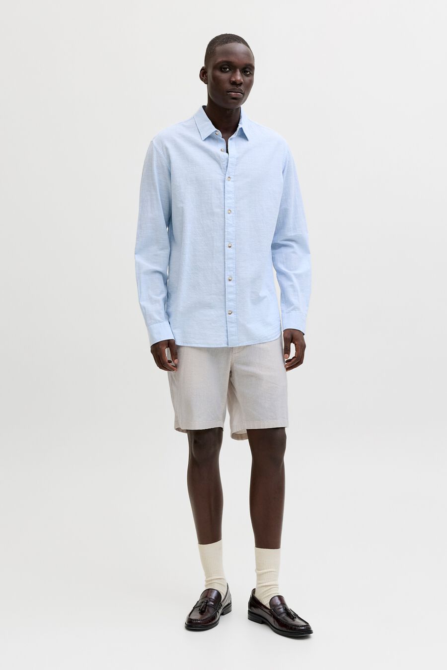 Bermuda chino regular fit lino