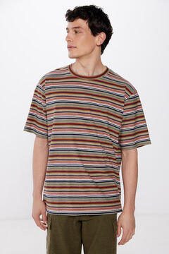 Springfield Striped T-shirt khaki