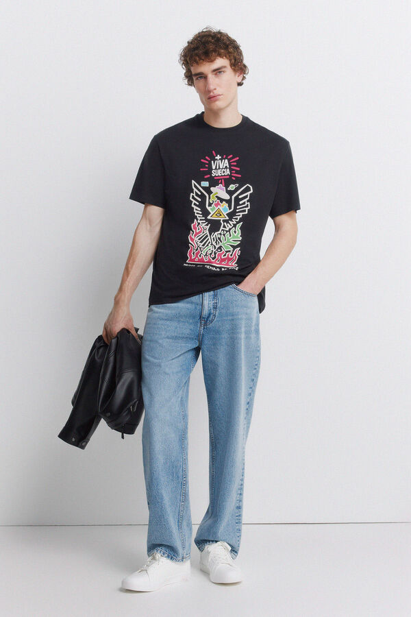 Springfield T-shirt Viva Suecia black