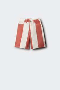 Springfield Kids Bermuda de riscas vermelha para menino