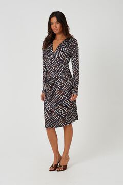 Brave Soul Vestido mini cruzado