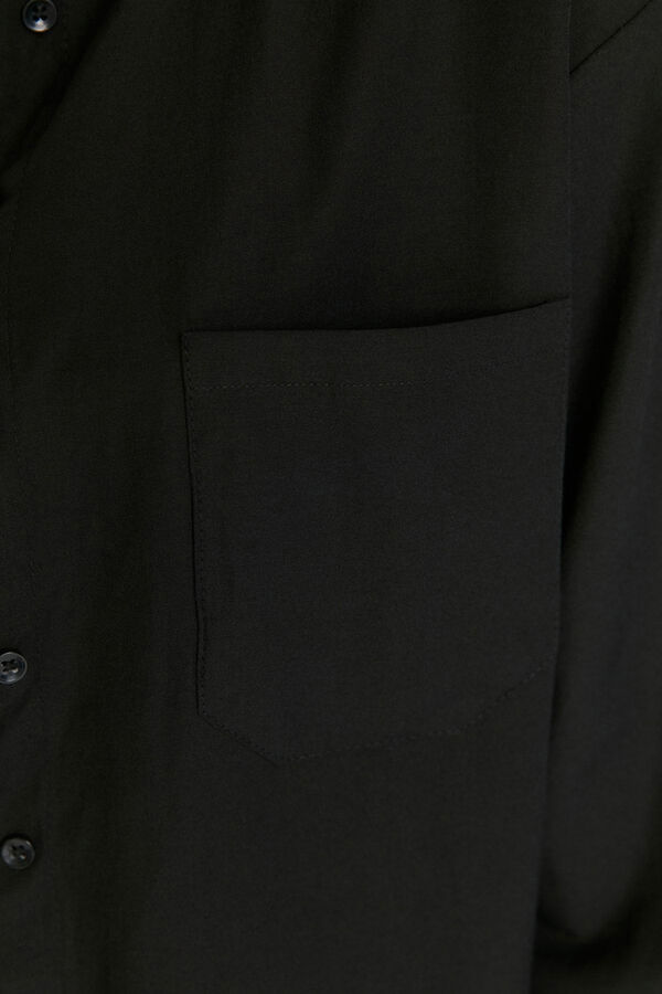 Trendyol Camisa algod&oacute;n negro