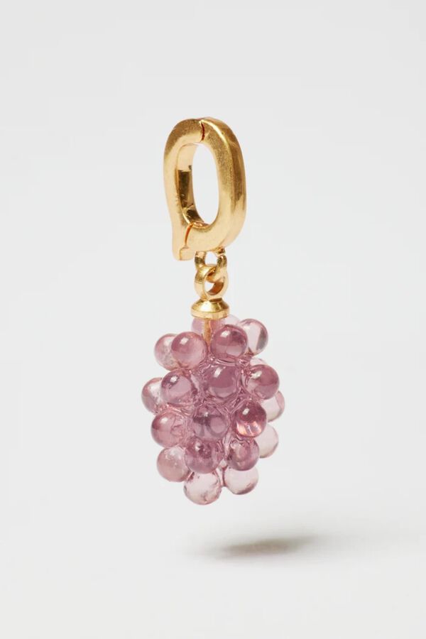 Macabla Purple grape charm jaune