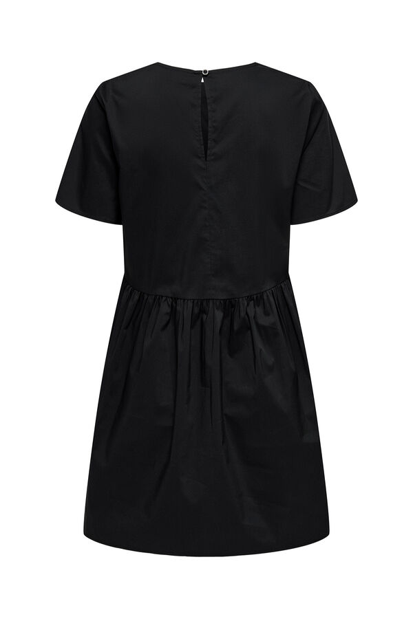 JDY Short flared dress black