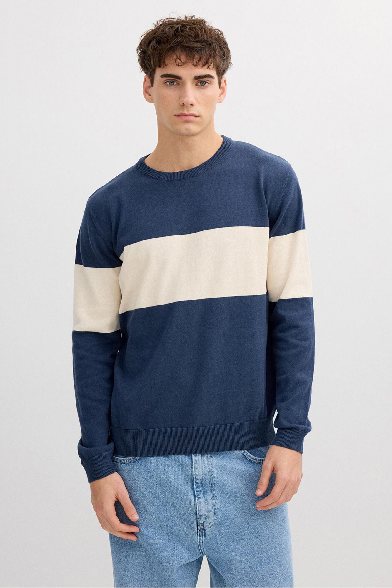 Inside Camisola em malha Color Block