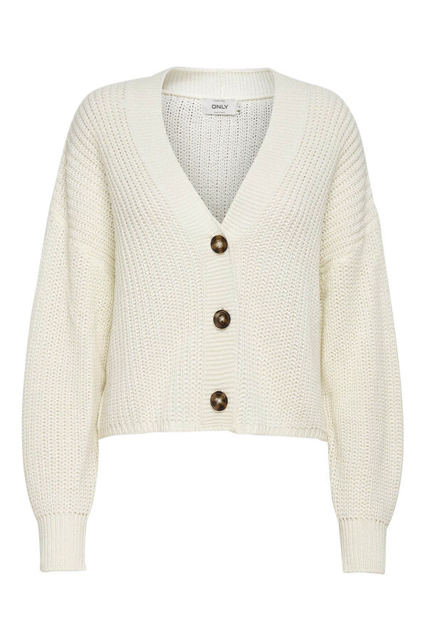 Springfield Short jersey-knit jacket white