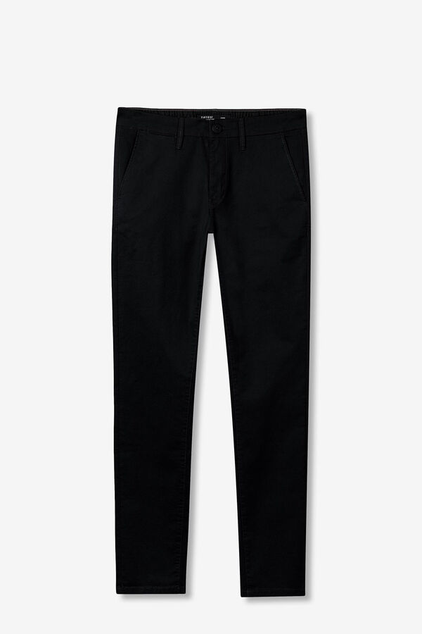 Tiffosi Pantal&oacute;n Chino Slim Fit negro