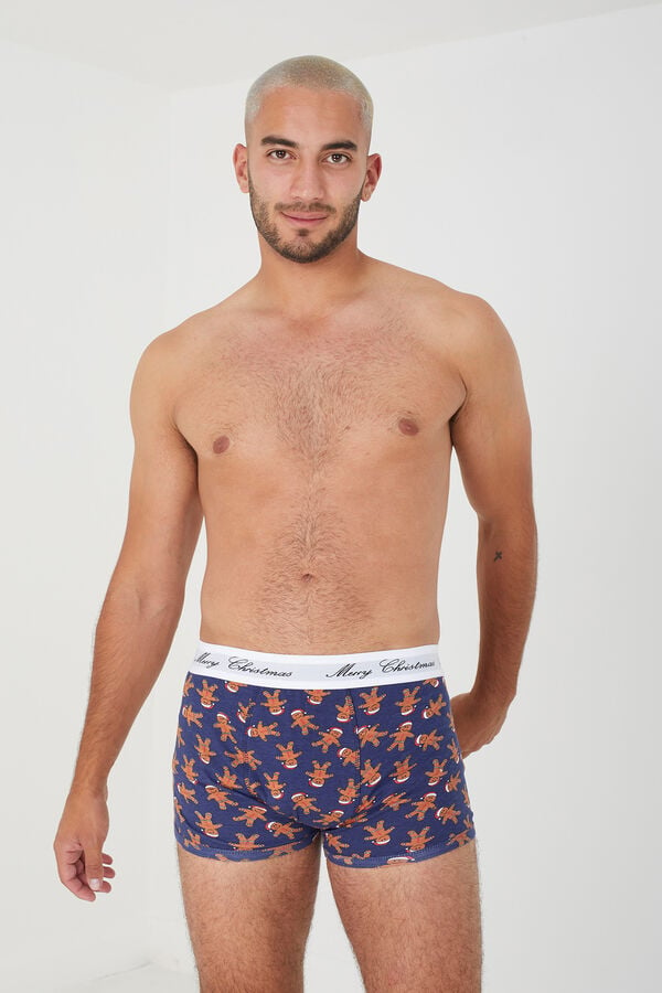 Springfield Pack of 3 boxers in a print natural