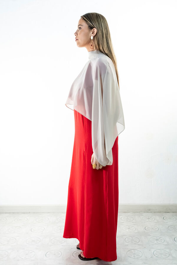 Cul Sac Short high neck cape brown