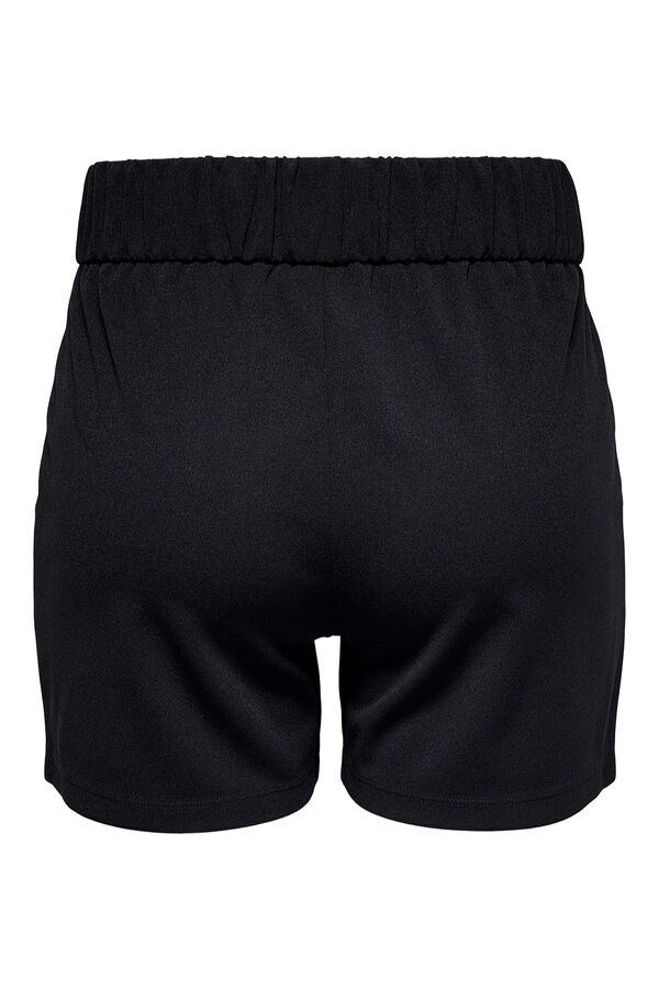 JDY Short de pinzas negro