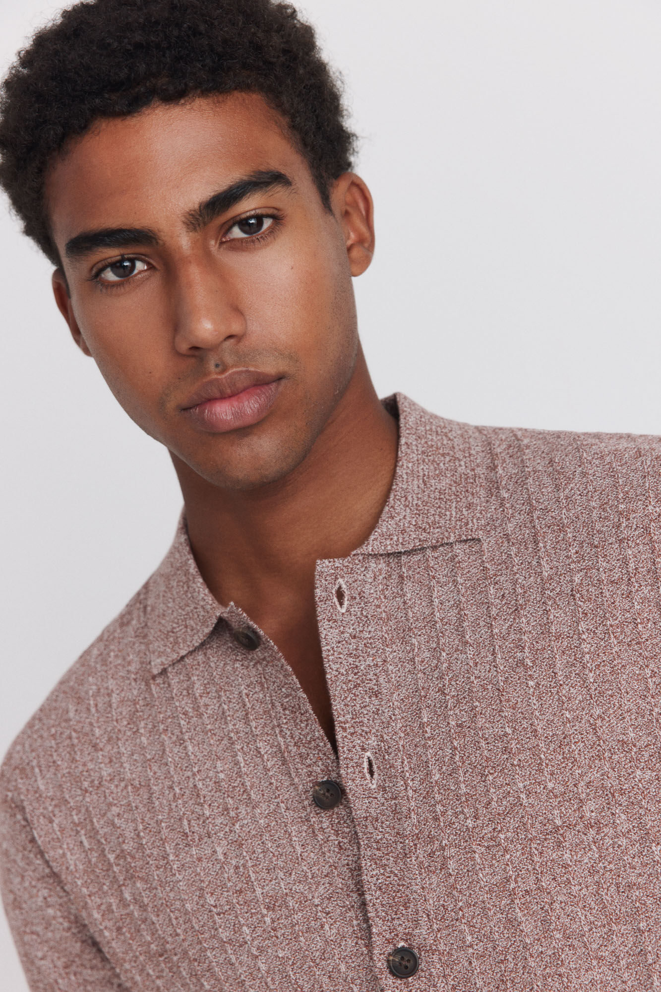 Cardigan with link structure buttons | Cardigans | SPF